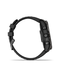 Kép betöltése a galériamegjelenítőbe: Garmin | FENIX 7X PRO SOLAR, SZÜRKE, FEKETE SZILIKON SZÍJJAL