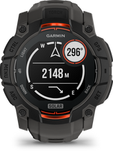 Lade das Bild in den Galerie-Viewer, Garmin | INSTINCT 3, 50mm Solar, Fekete, sötétszürke szíjjal (ED)