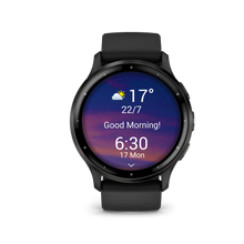 Lade das Bild in den Galerie-Viewer, Garmin | VENU 3 FEKETE, FEKETE KERETTEL, SZILIKON SZÍJJAL