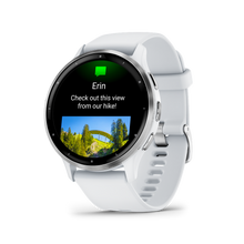 Lade das Bild in den Galerie-Viewer, Garmin | VENU 3 HOMOKKŐ, EZÜST KERETTEL, SZILIKON SZÍJJAL