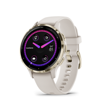 Lade das Bild in den Galerie-Viewer, Garmin | VENU 3S ELEFÁNTCSONT KRÉMARANY, SZILIKON SZÍJJAL