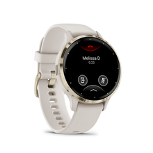 Lade das Bild in den Galerie-Viewer, Garmin | VENU 3S ELEFÁNTCSONT KRÉMARANY, SZILIKON SZÍJJAL
