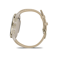 Kép betöltése a galériamegjelenítőbe: Garmin | VENU 3S FRANCIA SZÜRKE-KRÉMARANY, BŐR ÉS SZILIKON SZÍJJAL