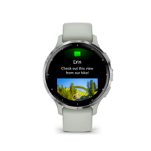 Load image into Gallery viewer, Garmin | VENU 3S ZSÁLYA, EZÜST KERETTEL, SZILIKON SZÍJJAL