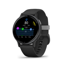 Load image into Gallery viewer, Garmin | VÍVOACTIVE 5 FEKETE, SZILIKON SZÍJJAL
