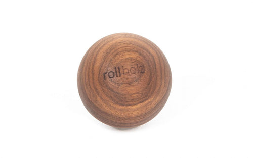Masszázs golyó - diófa, 7 cm | rollholz