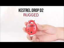 Load and play video in Gallery viewer, Kestrel DROP D2 vezeték nélküli hőmérséklet- és páratartalom-adatgyűjtő