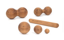 Load image into Gallery viewer, Kis masszázs henger szett - tölgyfa | rollholz