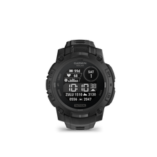 Lade das Bild in den Galerie-Viewer, Garmin | INSTINCT 3, 45mm Solar, Tactical Edition, Fekete, fekete szíjjal (ED)

