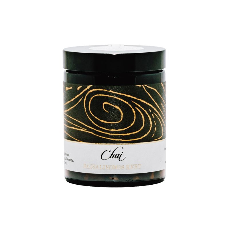 Chai tea üvegben 50 gr | Bazsalikomos kert