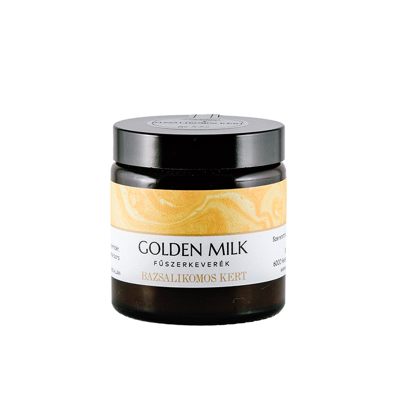Golden Milk fűszerkeverék üvegben 40 gr | Bazsalikomos kert