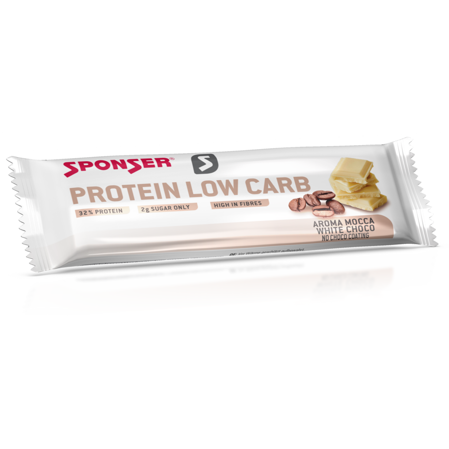 Sponsor Protein Low Carb Proteinriegel 50g, Mokka-weiße Schokolade