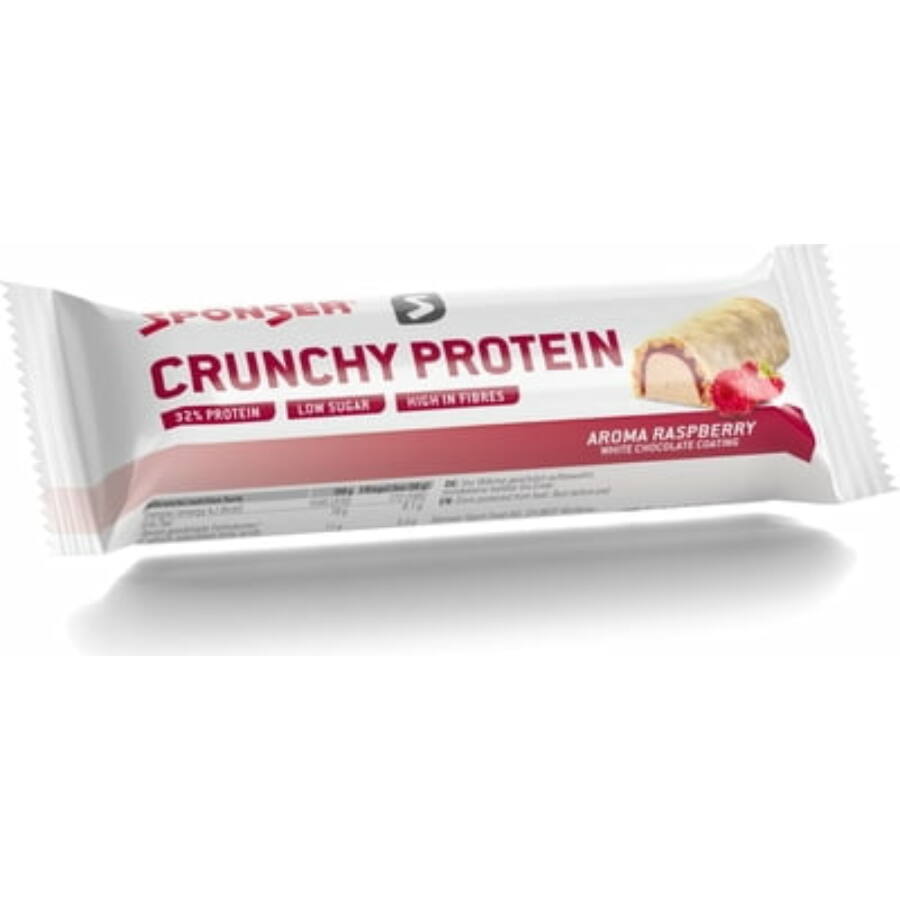 Sponser Crunchy Protein fehérjeszelet 50g, málna