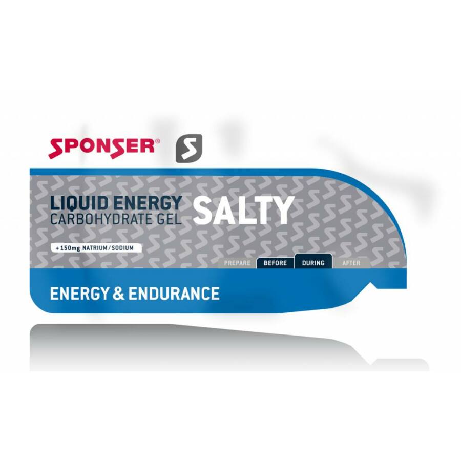 Sponser Liquid Energy Salty energia gél, 35g